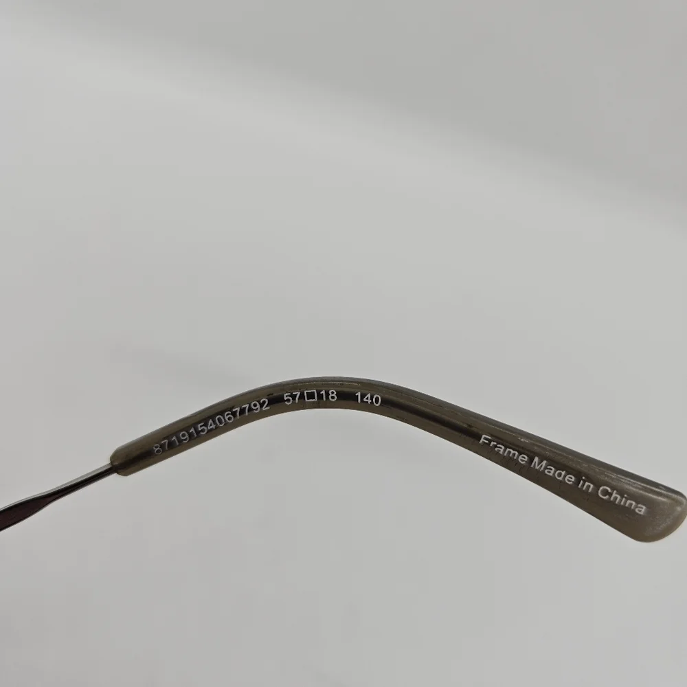 Lightfly rectangular silver frame glasses FOR FRAMES ONLY